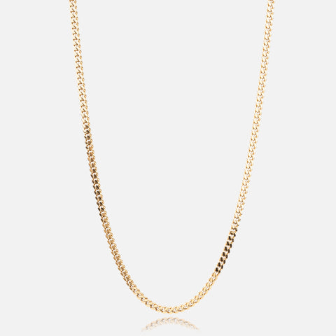 5MM CUBAN CHAIN + BRACELET SET - GOLD